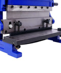12 Inch 3 In 1 Sheet Metal Machine That Shears Bends And Rolls for DIYers and Pros, 20 Gauge Capacity, close-up view