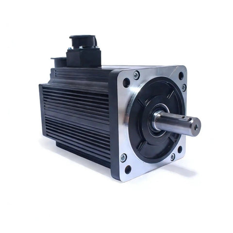 Side view of Rock-Solid 380V AC Servo Motor With 5.7 KW 1000 RPM 27 Nm Closed-Loop Encoder Three-Phase Permanent Magnet Design