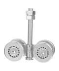 Heavy Duty Steel Sliding Door Pulley Wheel Set For Wardrobe Track Durable Industrial Grade Trolley Roller With 200Kg Load Capacity