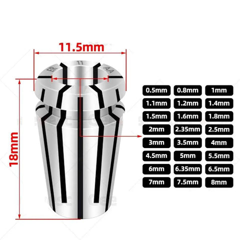 ER11 Collet Chuck Set With Killer Precision Spring Collets In Complete Sizes Offers Rock Solid Grip And No Joke Accuracy For CNC Milling Machines Wanting Smooth Daily Performance