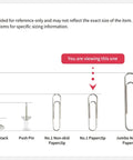 Comparison of paper clip sizes with Durable Anti Rust Silver Paper Clips For Office School And Home Use One Point Three Inch Medium Clips 600 Count In Six Boxes Ready For Any Desk Setup Go To Everyday Multipurpose Fasteners For Documents Envelopes Photos And More