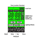 Control panel interface of Smart Low Voltage AC Transformer With WiFi Control And App 200W 120V And 12V Outlets Indoor Outdoor ETL Certified