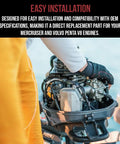 Installation of Distributor Cap and Rotor Kit For Mercruiser and Volvo Penta V8 Engines 5.0 5.7 6.2, replacing 8M0061335