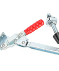 Toggle Clamp Arrow Storage Case Fixture Clip for woodworking and welding, iron plastic clamping tool, 14.5x15 cm