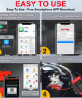 BT506 Car Battery Tester With Adaptive Conductance For 6V And 12V Batteries, Reads 100-2000CCA And Tests Flooded, AGM, AGM Spiral, EFB And GEL Packs, Plug-And-Play Go-To Tool For CCA, CA, SAE, EN, IEC, DIN Standards, Fast Accurate Diagnostics. Easy setup with app, QR scan, and battery test