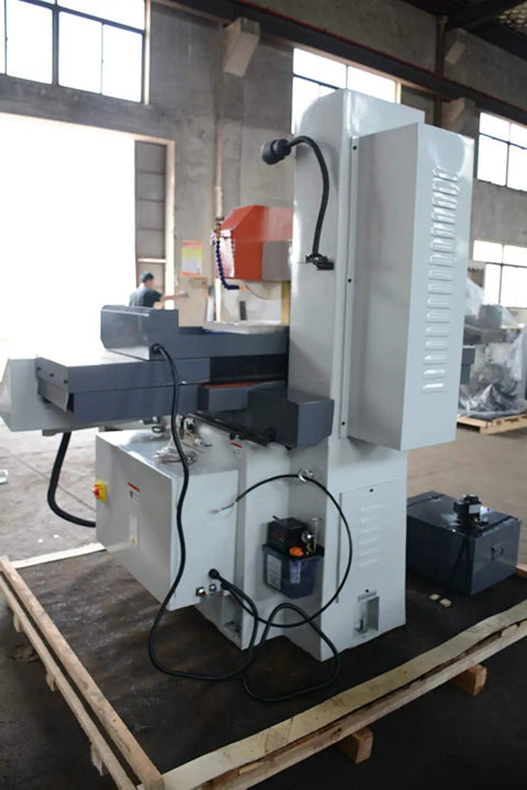 Heavy Duty Surface Grinder Manual Grinding Machine With Turcite Coated Guide Ways Auto Down Feed PLC HMI Control
