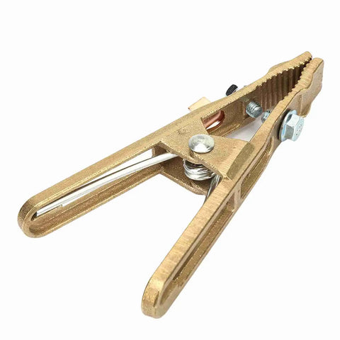 Top Tier Brass Welding Earth Clamp For 260A 300A 500A with rust-proof finish for heavy duty use in welding applications.