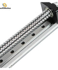 Close-up of Ball Screw Linear Motion Actuator Kit With 1200mm Travel Dope CNC Rail Slide Table Nema23 Motor Gantry Kit element.