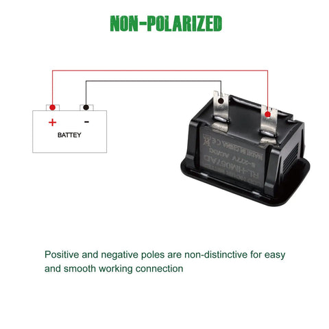 Digital AC DC Hour Meter 5V to 277V Waterproof Time Counter for Equipment and Machines Tracks Run Time to 9999.9 Hours Ideal for Maintenance Scheduling Preventive Care and Smart Downtime Tracking for Real World Gear. non-polarized wiring diagram
