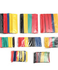 Massive 164 Piece Heat Shrink Tubing Kit With Polyolefin Wire Sleeves Electric Insulation In 5 Vibrant Colors Perfect For All Your Wiring Repairs And Diy Electrical Projects To Keep Your Connections Safe And Secure, assorted sizes