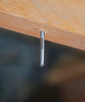 3/8-16 Hanger Bolt Driver installation in wood, showcasing thread engagement and secure fitting for impact drivers.