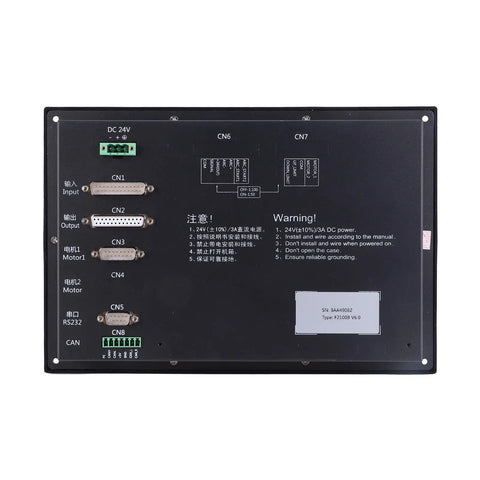 2 Axis CNC Control System With Compact Keyboard For Plasma Cutting Machines F2100B Easy Operation And Plug And Play Multilingual Menus For CNC Motion Control back panel