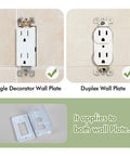 Clear Outlet Cover Box For Baby Safety, Large Plug Covers For Easy Babyproofing Of Sockets, Quick To Install And Use, Transparent