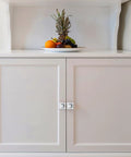 Cabinet with 10 Pack Stick On Clear Beveled Acrylic Mirror Cabinet Knobs Pull Handles Square One Point Seven Five Inch Adhesive