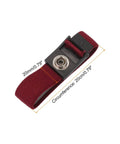 ESD Anti Static Wrist Strap 7.875 Inch Circumference Adjustable Anti Static Bracelet with clasp, wire model visible, red color