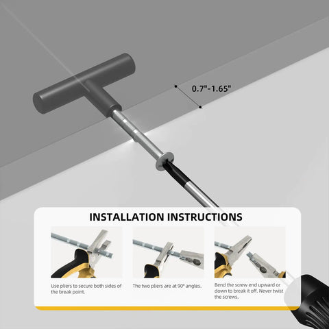 Installation instructions for Level Up Your Home Decor With These Badass Matte Black Cabinet Knobs And Drawer Pulls.