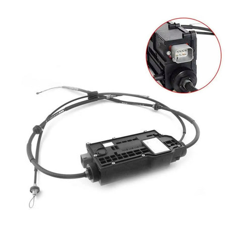 Heavy Duty Parking Brake Actuator Control Unit For Bmw X5 E70 2007 2013 with cables and electrical connector shown.