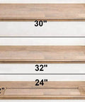 Comparison of stair treads; image shows various stair tread widths, showcasing Pre Cut Anti Slip Stair Treads 24x4 Inch 15 Pack With Roller Clear Non Slip Grip Strips For Indoor Or Outdoor Use Waterproof Rubber Like Safety Tape For Flexible Secure Steps.