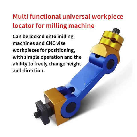 Heavy Duty Cnc Mill Workpiece Positioner Featuring Universal Adjustments And Built Like A Tank Rigidity for CNC machine height adjustment.