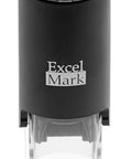 No Fuss Self Inking Stamp Kit With Two Boss Grade Rubber Office Stamps featuring a clear base and black housing for easy daily use.