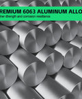 Premium 6063 aluminum alloy rods stack highlighted for 2040 V Slot Aluminum Extrusion Profile 1220mm Two Pack Set CNC DIY