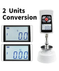 Portable Digital Grain Hardness Tester Meter For Wheat Rice And Soybeans Featuring Hella Accurate Readings showing unit conversion interface.