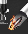 Heavy Duty Chrome Vanadium Screwdriver Set With Magnetized Tips And Ergonomic Torque Handles showing close-up of screwdriver tip