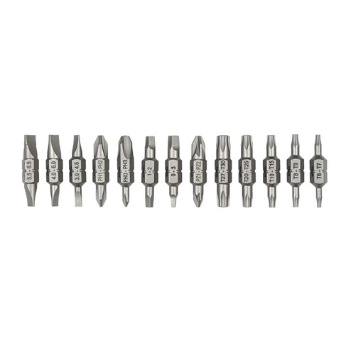 Ultra Driver 14 Piece 26 In 1 Bit Holder Set With 13 Double Ended Inserts, showing various bit profiles.
