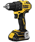 Compact 20V Cordless Drill And Driver Kit With Brushless Motor Half Inch Chuck Ultra Lightweight At Two Point Four Pounds