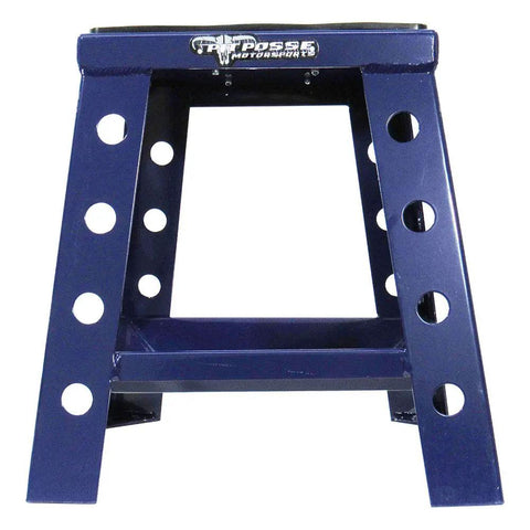 Universal Mini Dirt Bike Stand For Off Road And Supermoto 13 Inch High 10x10 Aluminum Deck With Rubber Grip 350 Pound Capacity