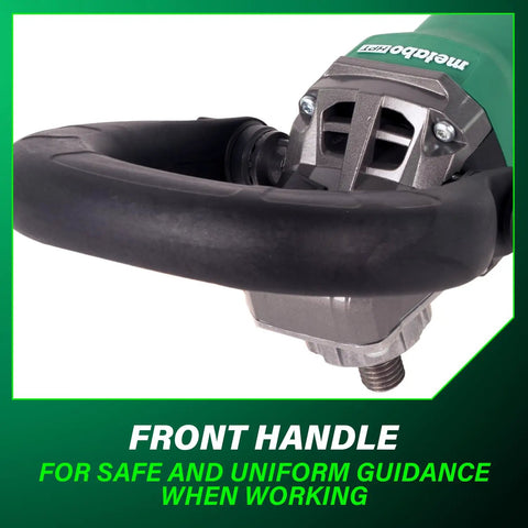 Front handle of 7-Inch Angle Polisher For Stone Grinding And Polishing With 13 Amp Motor, Variable Speed Concrete Polisher