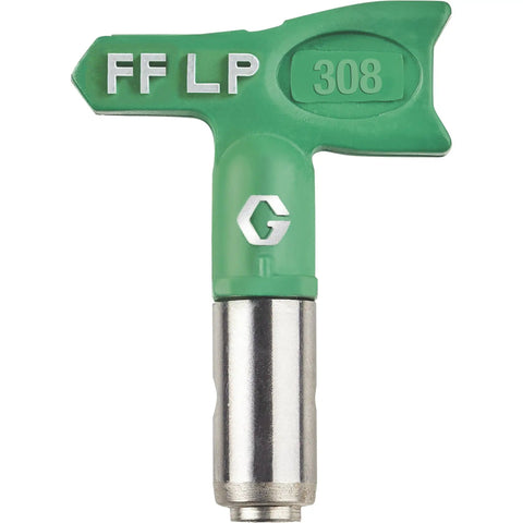 Airless Spray Tip 8 In 0.008 In Orifice FFLP308 For Pro Grade Painting, Durable Green Tip, showing close-up of model FFLP308