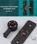 90 Degree Heavy Duty Barn Door Latch Lock For Cabinets Sliding Doors And Barn Doors Zinc Alloy With Matte Black Finish
