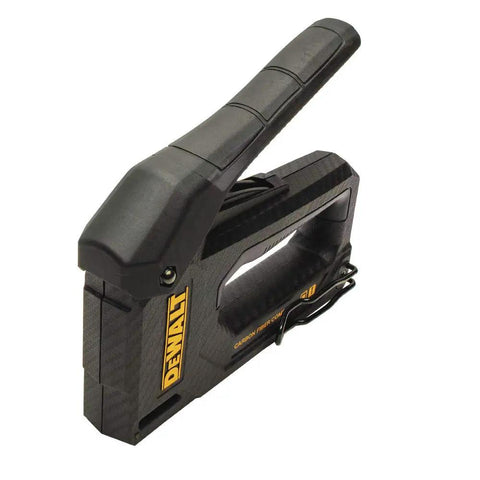 Carbon Fiber Body Workhorse 2 In 1 Staple Gun Tacker for Heavy Duty Staples and 18 Gauge Brads Lightweight Pro Tool