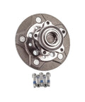 Front view of Rear Hub Bearing Assembly For Ford Transit 5 Lug 250 350 HD 2015 2019 Without ABS Drop In Bolt On Direct Fit