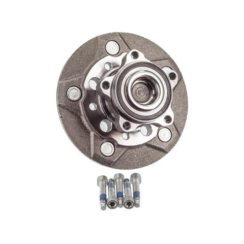 Front view of Rear Hub Bearing Assembly For Ford Transit 5 Lug 250 350 HD 2015 2019 Without ABS Drop In Bolt On Direct Fit