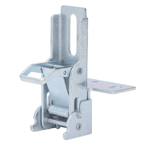 Heavy Duty 180 Degree Folding Table Hinge Slick Double Spring Flip Bracket for shop bench, iron material, smooth operation.