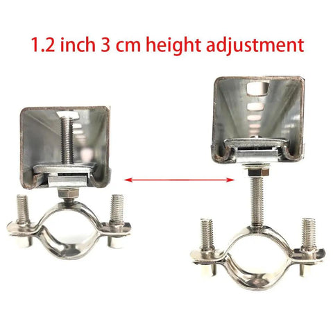 Eight Pack Contractor Grade Strut Clamps For Rigid Conduit And Emt Pipe Featuring 360 Degree Rotation Galvanized Steel Hold Downs Compatible With Metal Channels And Pex Lines For Zero Hassle Install