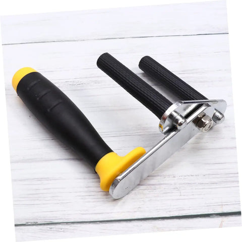 Heavy Duty Gypsum Board Lifter For Drywall And Glass Multi Function Handle Pair Featuring Slick Pivoting Grip and shock resistant handle.