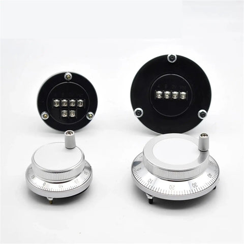 Pulser Handwheel 5V 6Pin Pulse Generator Hand Wheel 60mm Rotary Encoder 100 PPR Manual Pulse Controller for CNC machines