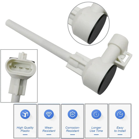 Coolant Level Sensor for Heavy Duty Trucks KZ359001 57759511, durable plastic, close-up view, fits Peterbilt 579, Kenworth T680 T880