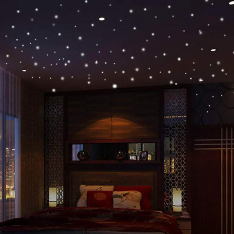 Glow In The Dark Wall Stickers Set With 407 Removable Luminous Dots For Kids Bedroom Ceiling Decals And Room Decor