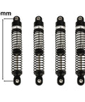 65mm Aluminum Shocks Absorbers Beefed-Up Set For 1/18 RC Crawler TRX4M TRX-4M Bronco Defender K10 Upgrades, four shocks
