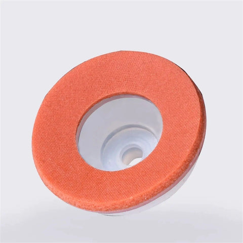 Top Notch Big Head Vacuum Sucker Pad Sponge Chuck, HM15S1 heavy duty rubber suction cup, orange sponge surface, pneumatic manipulator use.