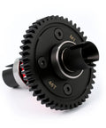 Beefy 46T Metal Spur Gear Center Diff Straight Shaft For Traxxas 1 8 Sledge 4WD RC Truck Upgrade Red shown on white background