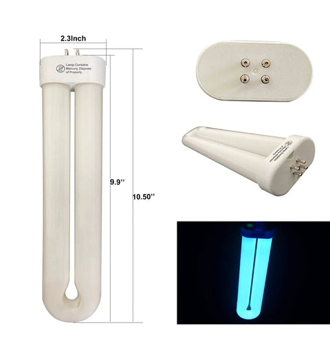 BF190 Replacement Fluorescent Bulbs For Black Light U Shape 10 Inch 32W 365nm UV Glow Lamp Compatible With BK 40D 2 Pack Premium Quality Long Lasting Low Heat Easy Install For Home Decor And Party Vibes