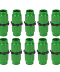 Expandable Garden Hose Repair Kit With Multi Function Connectors And Fittings, green connectors for 5/8" and 3/4" hoses