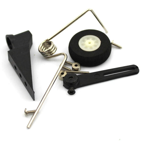 Tail Wheel Assembly For RC Electric Airplane Replacement Landing Gear Kit Lightweight EVA Construction For Stable Rudder