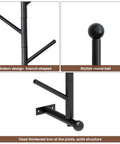 Close-up of 2 Pack Dope Wall Mounted Coat Rack with Rotating Hook Branches, metal vertical design, showing details and mounting.