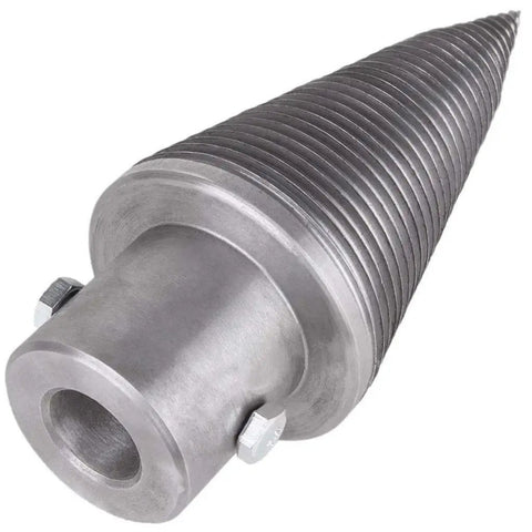 Log Wood Splitter Cone Drill Bit Attachment For Hammer Drill Left Thread Steel 120mm Safe Firewood Splitter No Moving Blades